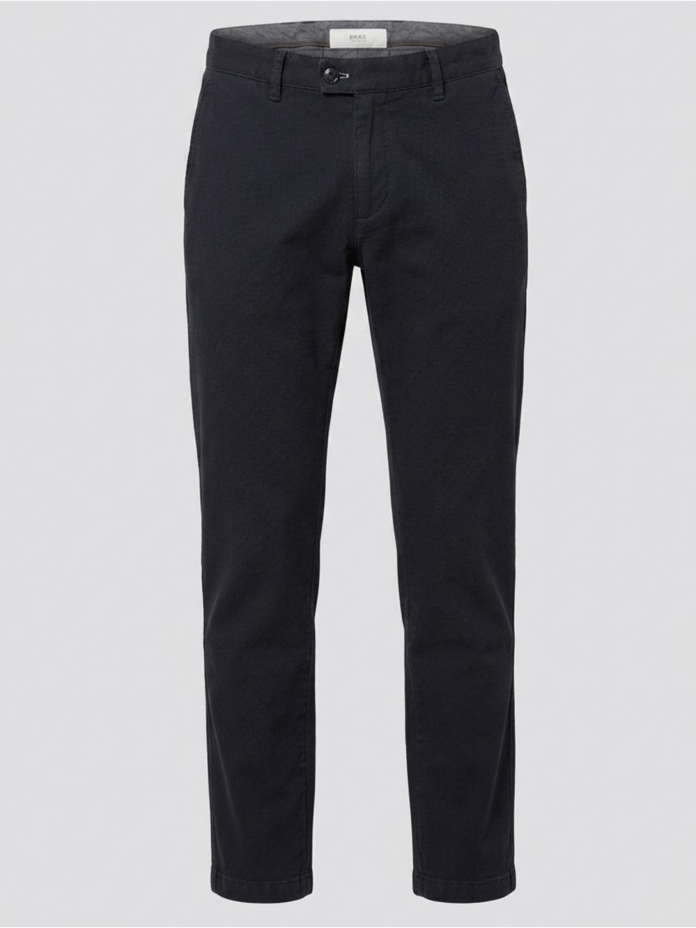 Brax Feel Good Men Pants 33x30 Style Felix Black Cotton Stretch Chino Slacks